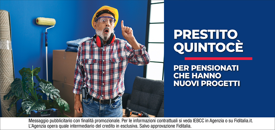 Agenzia Spazio Prestiti Fiditalia | Pescara, Chieti Scalo | Cessione del Quinto Quintocè - Un consulente dedicato per i progetti di dipendenti e pensionati. Messaggio pubblicitario con finalità promozionale. Per le informazioni contrattuali si veda IEBCC in Agenzia o su Fiditalia. it. L’Agenzia opera quale intermediario del credito in esclusiva. Salvo approvazione Fiditalia.